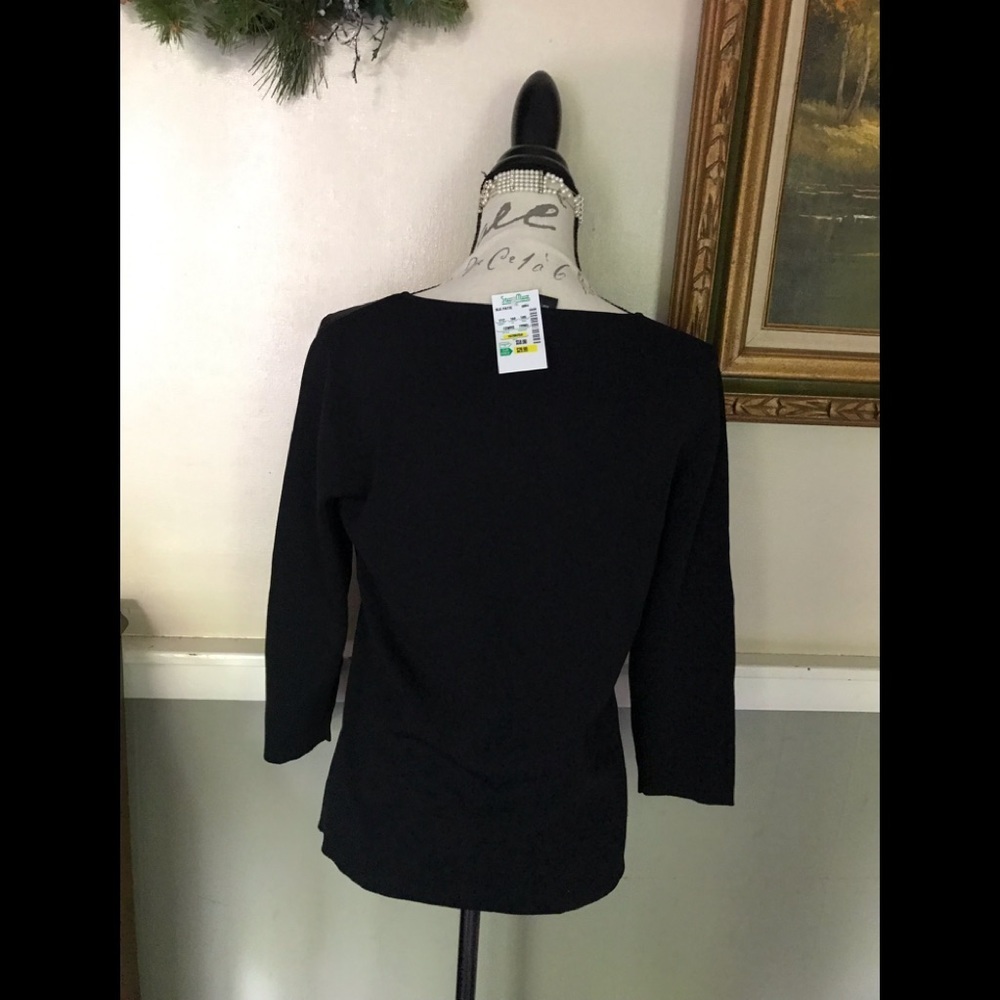🖤 Black Cat Sequin Pumpkin Top L NWT 58.00 Last One Left - Picture 5 of 9